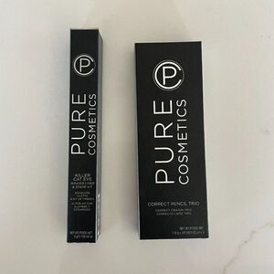 Pure Cosmetics Makeup Bundle‎ Correct Pencil Trio Killer Cat Eye Liner NEW